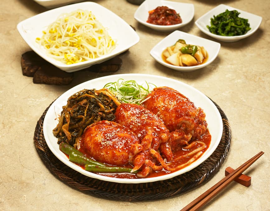 시래기갑오징어조림 (점심특선)